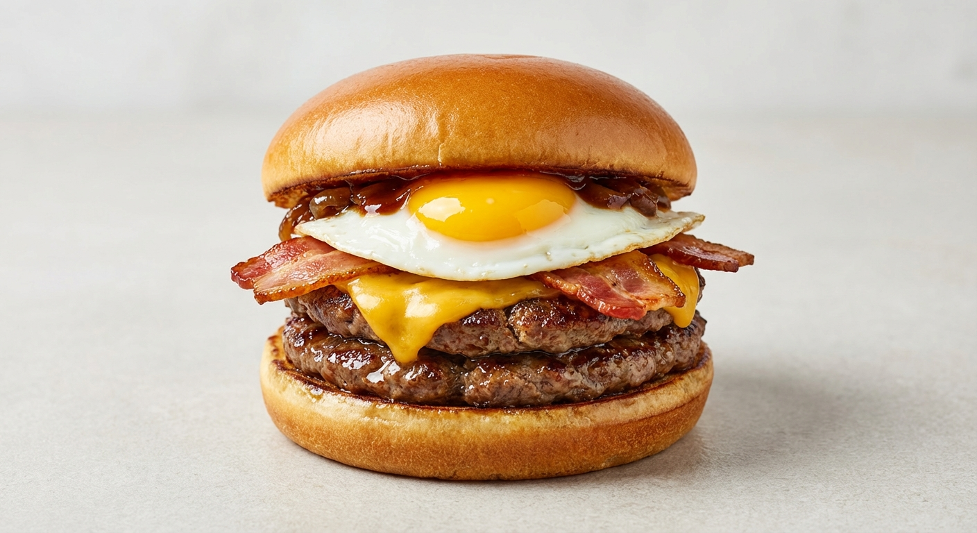 Egg & Bacon Burger